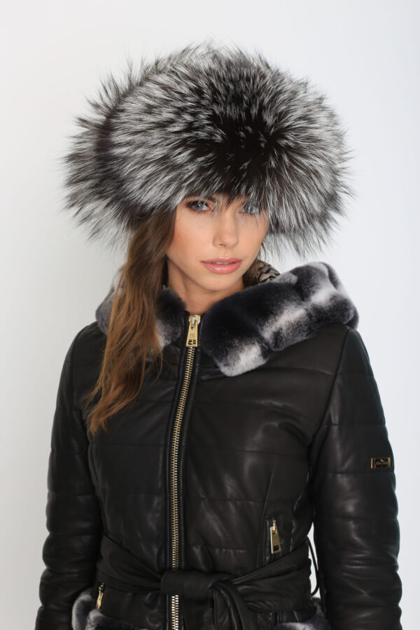 Fox Hat - Silver Sherpa - Image 2