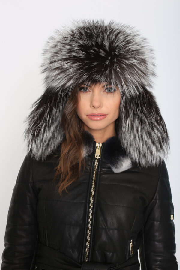 Fox Hat - Silver Sherpa