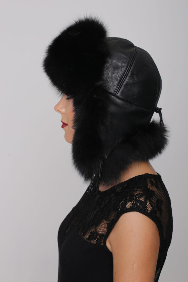 Fox Fur Hat - Sherpa - Image 3