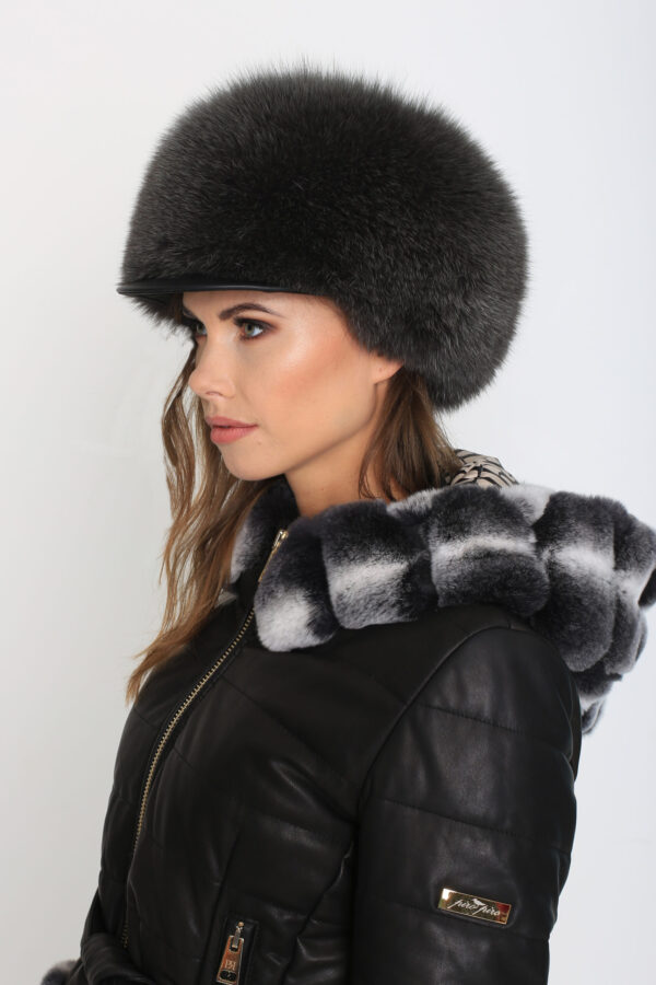 Fox Fur Hat – Freda - Image 3