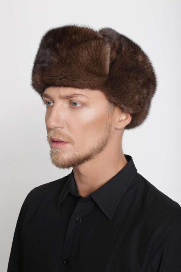 Mink Fur Hat - Ushanka - Image 2