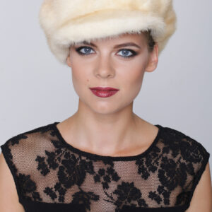 Mink Fur Hat - Kepi