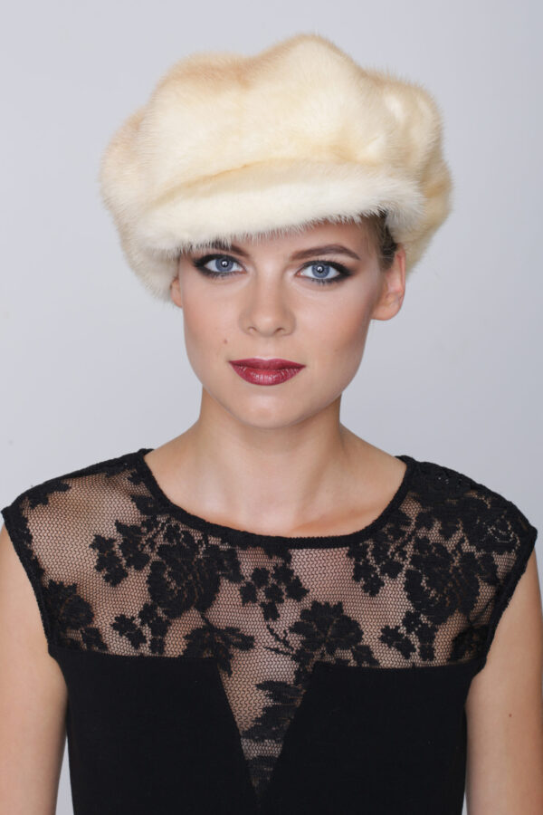 Mink Fur Hat - Kepi