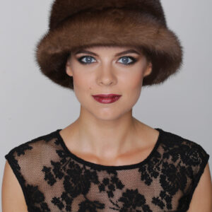 Mink Fur Hat - Fedora