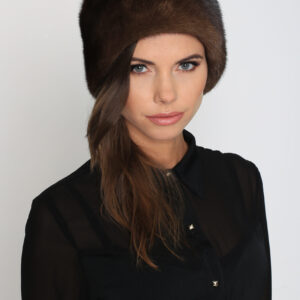 Mink Fur Hat - Cloche