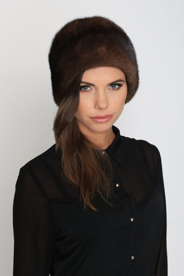 Mink Fur Hat - Cloche