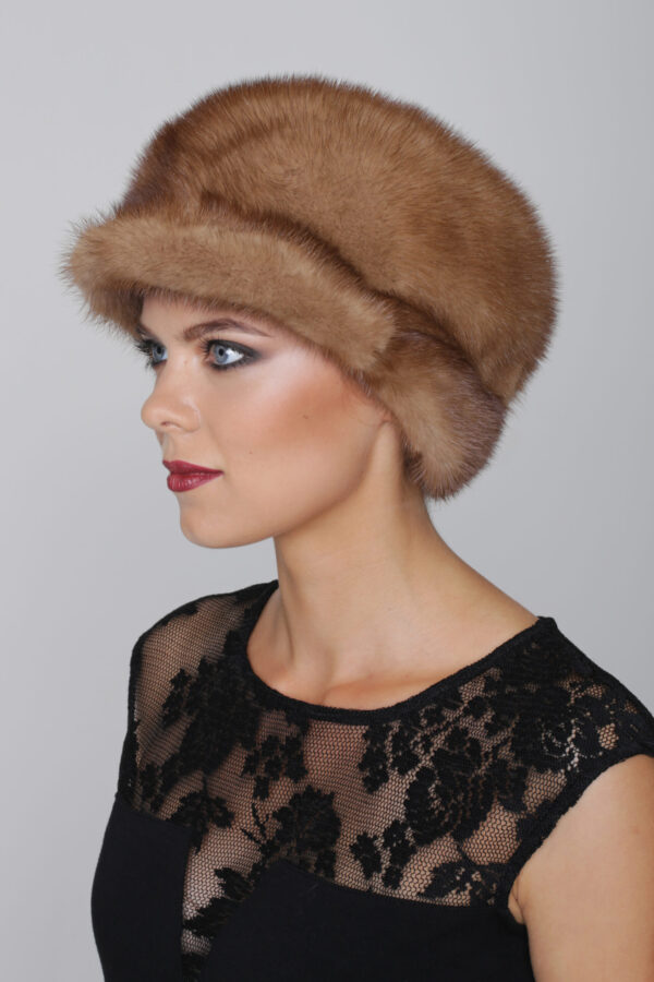 Mink Fur Hat - Hill - Image 2