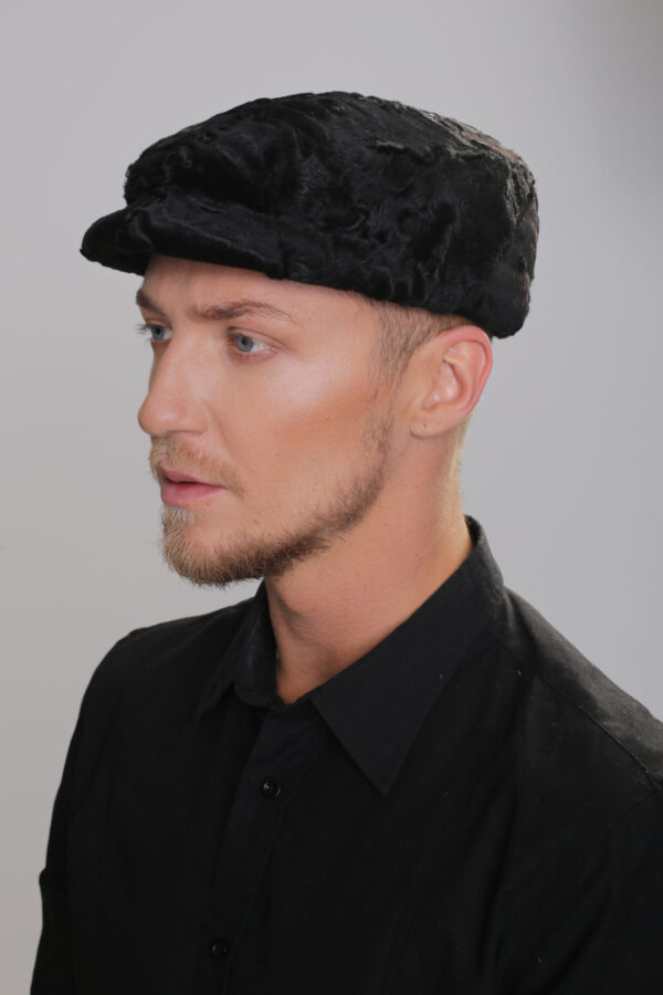 Swakara Fur Hat - Kepi - Image 2