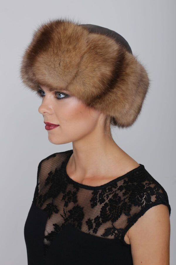 Sable Fur Hat - Dome - Image 2