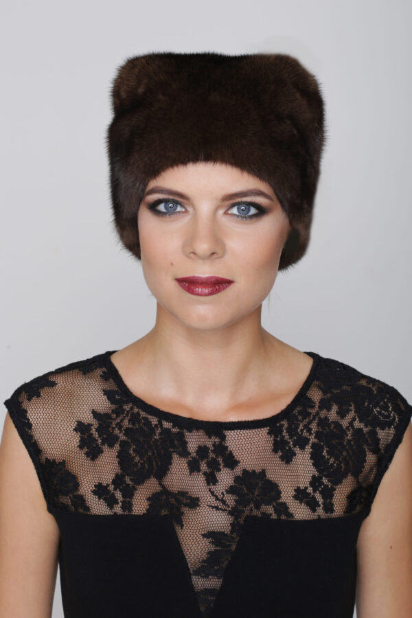 Mink Fur Hat - Kitty