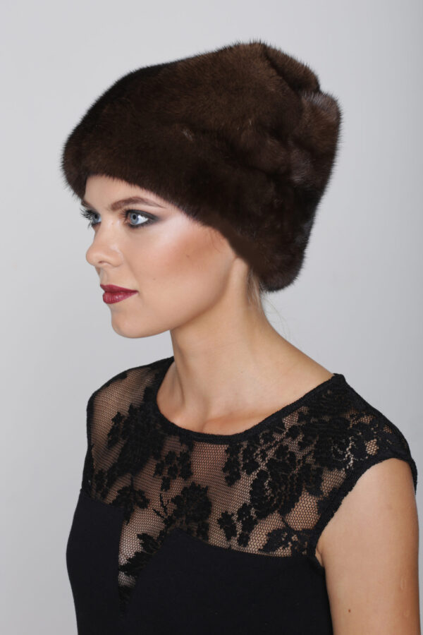 Mink Fur Hat - Kitty - Image 2