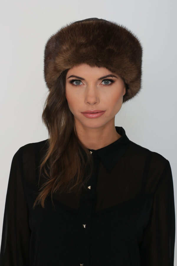 Mink Fur Hat - Dome